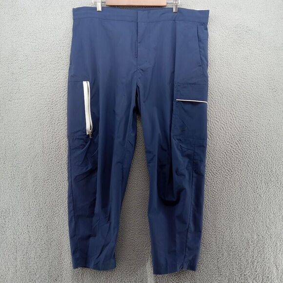 Nike Pants Mens 40 Regular Blue Essentials Utility Track Nylon Standard Taper‎